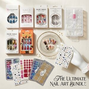 Huge Bundle NIP Nail Art, Press On Nails, Nail Wraps! 20 + Sets!